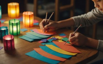 Laternen basteln mit Kindern