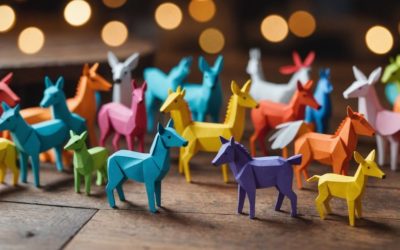 Tierfiguren aus Papier